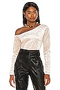 view 1 of 4 Asymmetrical One Shoulder Top in Champagne