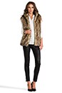 view 2 of 7 Hopi Faux Fur Vest in Earth