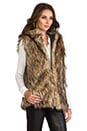 view 4 of 7 Hopi Faux Fur Vest in Earth