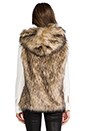 view 5 of 7 Hopi Faux Fur Vest in Earth