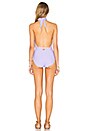 view 3 of 3 Cabana One Piece Swimsuit in Lilac