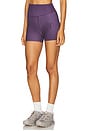 view 3 of 6 Signature Mini Short in Purple Plumeria