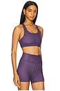 view 2 of 4 Signature Sports Bra in Purple Plumeria