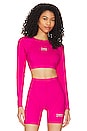 view 1 of 4 Melilla Cropped Top in Pink Glo