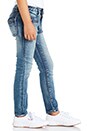 view 2 of 4 7 For All Mankind Girls Skinny in True Heritage Blue