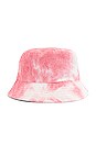 view 3 of 3 Tie Dye Bucket Hat in Pink