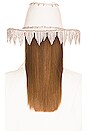 view 2 of 3 Rhinestone Cowboy Hat in White
