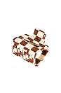 view 1 of 2 클로 클립 in Ivory & Brown