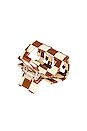 view 2 of 2 클로 클립 in Ivory & Brown