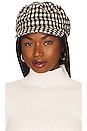 view 1 of 3 Houndstooth Hat in Black & White