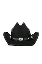 view 2 of 3 Cowboy Hat in Black