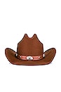 view 2 of 3 Cowboy Hat in Brown