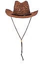view 2 of 3 Rodeo Cowboy Hat in Brown