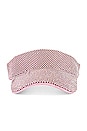 view 2 of 3 Rhinestone Visor in Pink