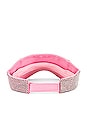view 3 of 3 Rhinestone Visor in Pink