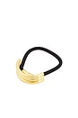 view 1 of 2 Ripple Hair Tie in Gold