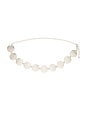 view 1 of 3 Moxie Disc Chain Belt in Silver