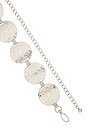 view 3 of 3 Moxie Disc Chain Belt in Silver