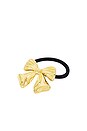 view 1 of 2 Lacey Ribbon Hair Tie in Gold