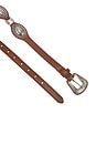 view 3 of 3 Single Buckle Belt in Dark Cognac