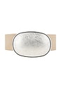 view 3 of 3 Single Buckle Belt in Taupe