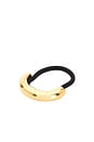 view 1 of 2 Slick Hair Tie in Gold