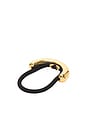 view 2 of 2 Slick Hair Tie in Gold