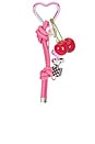 view 3 of 6 Bag Charms in Pink & Red