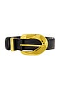 view 3 of 3 Genuine Leather Belt in Black