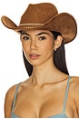 view 1 of 4 Belis Rancher Cowboy Hat in Dark Brown