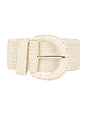 view 3 of 3 Island Crescent Belt in Cream