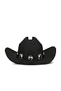 view 3 of 3 Moments Rancher Cowboy Hat in Black