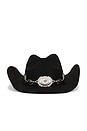 view 2 of 4 Carmen Cowboy Hat in Black