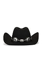 view 3 of 4 Carmen Cowboy Hat in Black