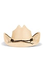 view 3 of 4 Kayla Cowboy Hat in Tan