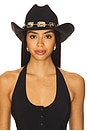 view 1 of 4 Violet Cowboy Hat in Black
