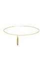 view 1 of 2 Flame Chain Belt in Gold
