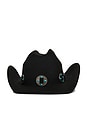 view 1 of 2 SOMBRERO DE COWBOY in Black