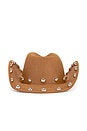 view 3 of 3 Cowboy Hat in Brown