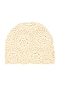 view 1 of 2 Hand-crocheted Beanie in Ivory
