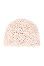 view 1 of 2 Hand-crocheted Beanie in Pink