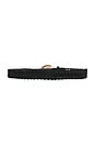 view 2 of 3 Faux Nappa Belt in Black