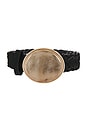 view 3 of 3 Faux Nappa Belt in Black