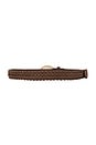 view 2 of 3 Faux Nappa Belt in Brown