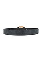 view 2 of 3 Faux Nappa Belt in Silver & Gold