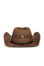 view 2 of 2 SOMBRERO DE COWBOY WOVEN in Brown
