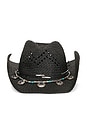 view 1 of 2 SOMBRERO DE COWBOY WOVEN in Black