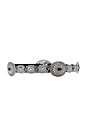 view 2 of 3 Snakeskin Belt With Ornate Silver Conchos And Black Stone Buckle in Snake & Black