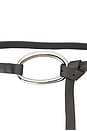 view 2 of 3 Gunmetal Belt With Oval Know Buckle in Gunmetal
