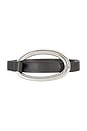 view 3 of 3 Gunmetal Belt With Oval Know Buckle in Gunmetal